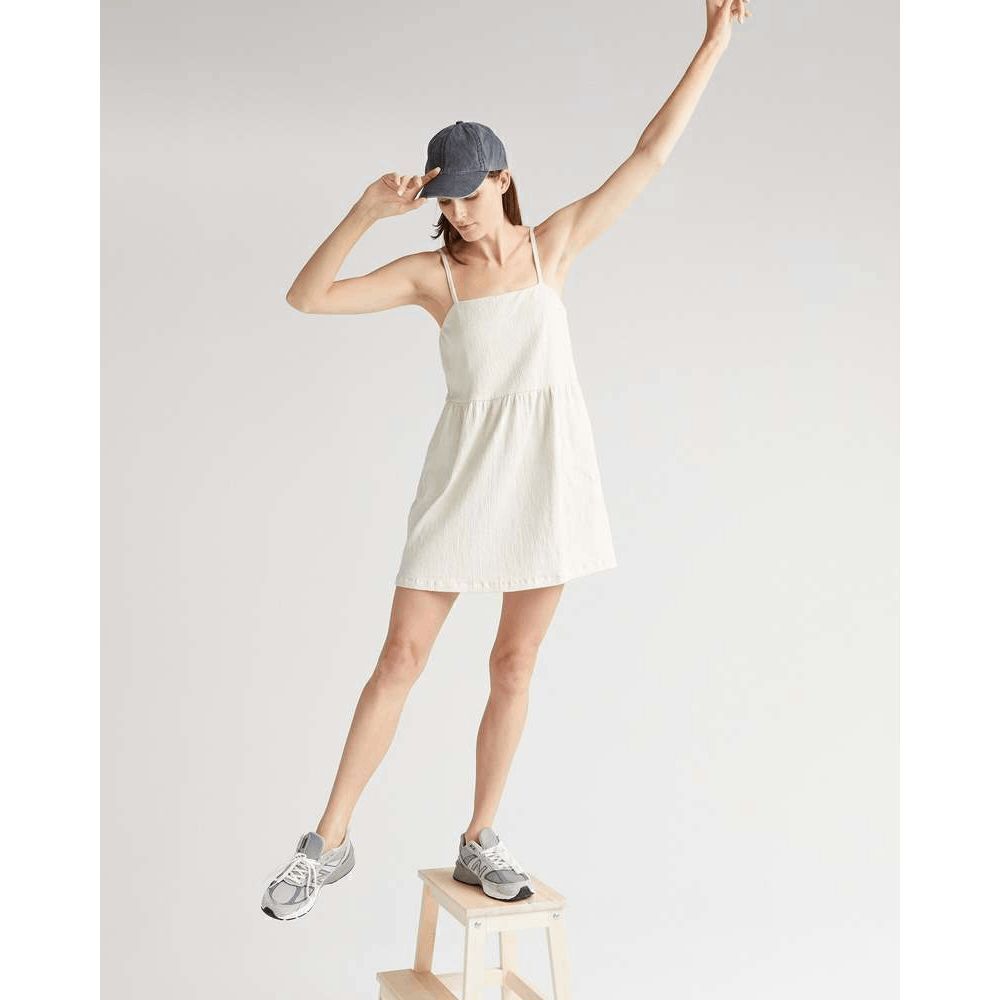Richer Poorer Cloud Weave Bone Off-White Mini Dress Women's Size XL NWT